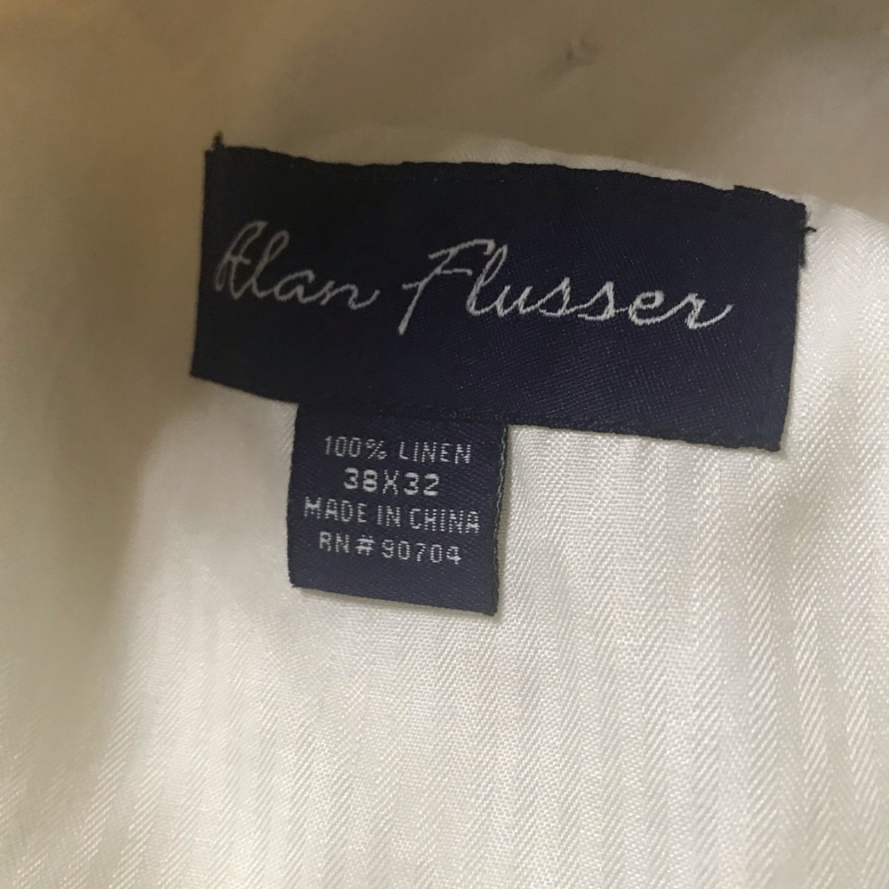 Cream Linen Pants